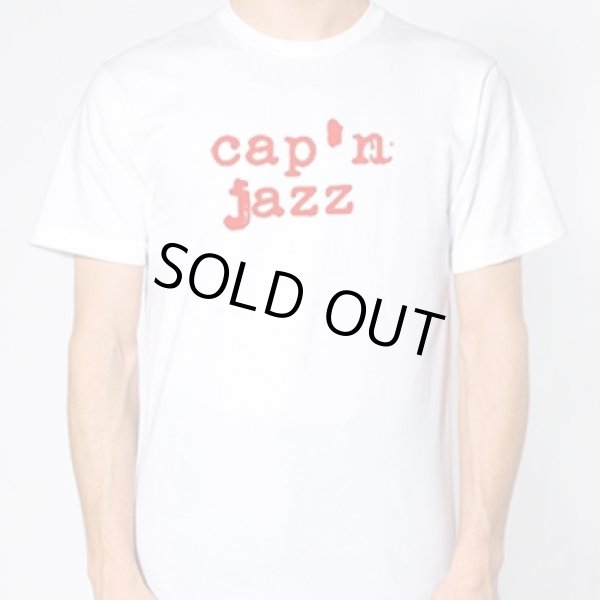 画像1: [T-Shirt]Cap'n Jazz Red Logo T-Shirt (1)