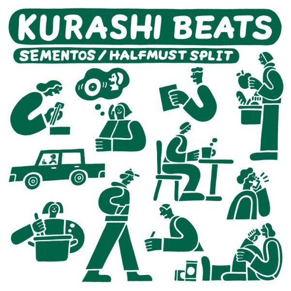 画像1: [CD]SEMENTOS / HALFMUST - Split Album "KURASHI BAETS" (1)