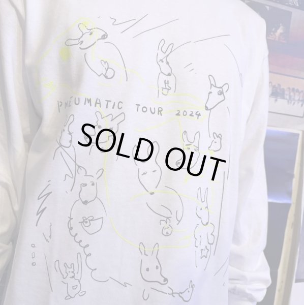 画像1: [Long Sleeve Tee]Superchunk and NOT WONK  "PNEUMATIC TOUR 2024"Long Sleeve Tee (1)